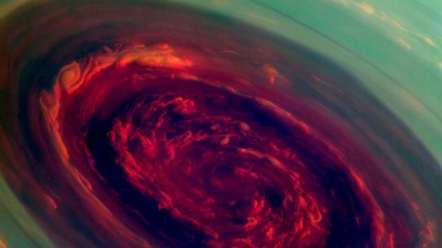 Monster Saturn Hurricane Recorded by NASA