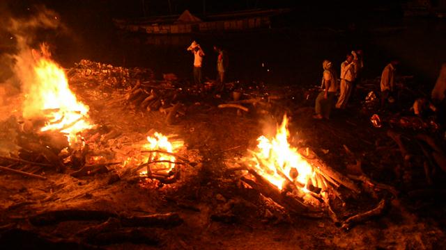 The Ganges: Cremation Fires Burn in Sacred City