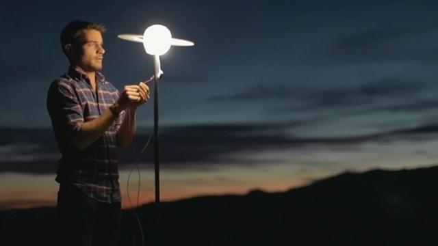 Watch This Guy Build A Massive Solar System In The Desert