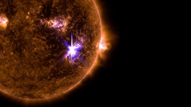 Watch The Sun Blast Out The Biggest Solar Flare In A Decade