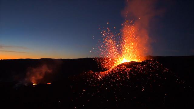39 13 x a Volcano Over Fly Spectacular Eruption