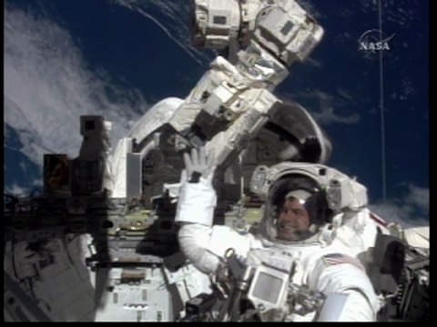 Astronauts On 2nd Space Walk